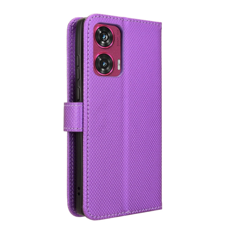 For Motorola Edge 50 Fusion Diamond Texture Leather Phone Case