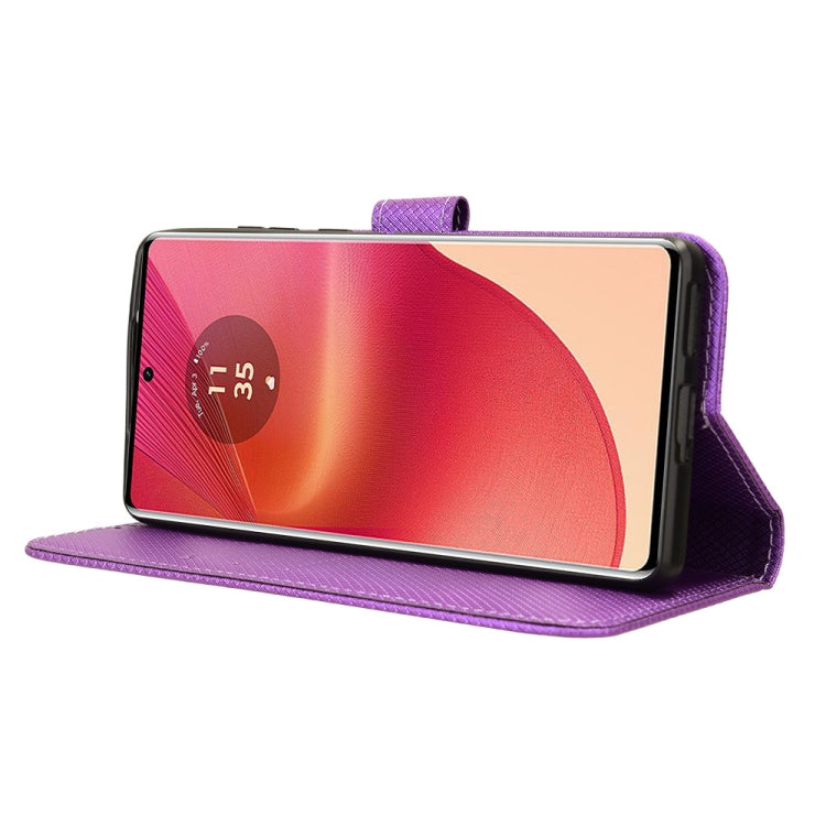 For Motorola Edge 50 Fusion Diamond Texture Leather Phone Case
