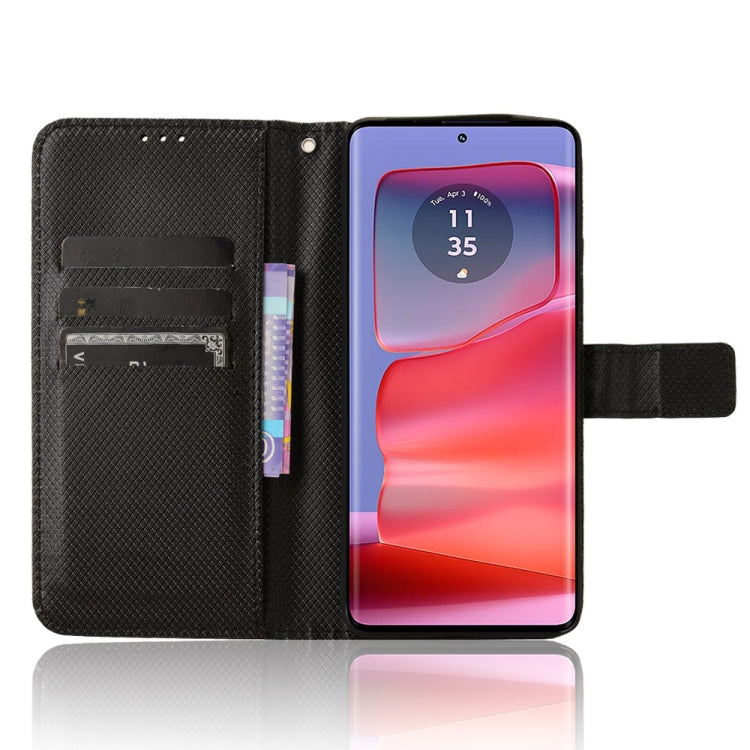For Motorola Edge 50 Pro Diamond Texture Leather Phone Case