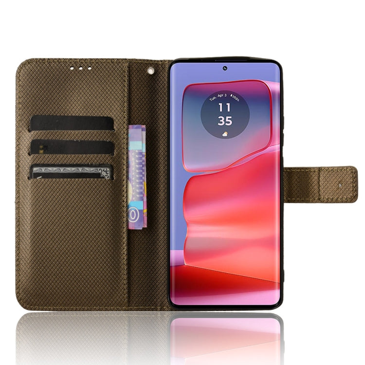 For Motorola Edge 50 Pro Diamond Texture Leather Phone Case