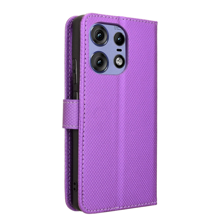 For Motorola Edge 50 Pro Diamond Texture Leather Phone Case