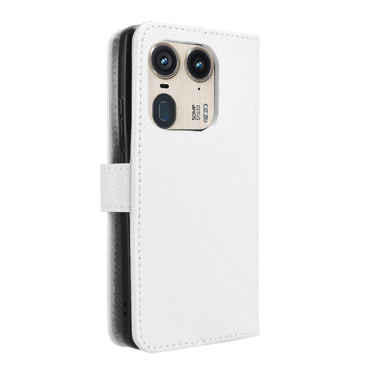 For Motorola Edge 50 Ultra / Moto X50 Ultra Diamond Texture Leather Phone Case