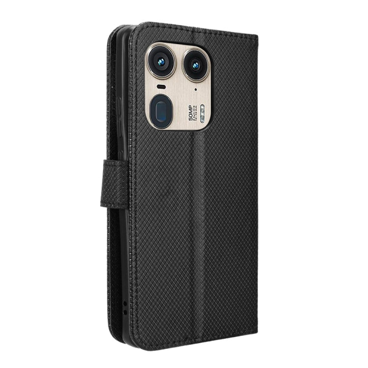 For Motorola Edge 50 Ultra / Moto X50 Ultra Diamond Texture Leather Phone Case