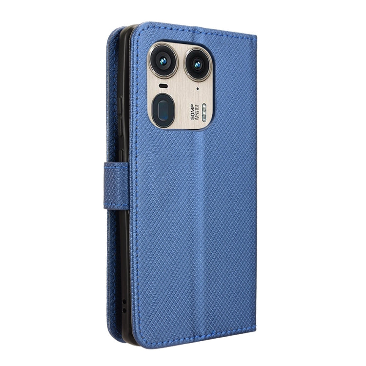For Motorola Edge 50 Ultra / Moto X50 Ultra Diamond Texture Leather Phone Case
