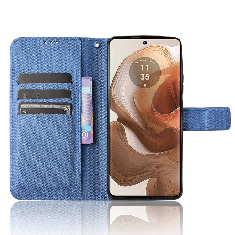 For Motorola Edge 50 Ultra / Moto X50 Ultra Diamond Texture Leather Phone Case