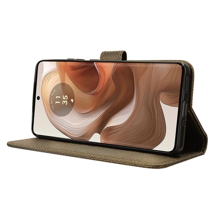 For Motorola Edge 50 Ultra / Moto X50 Ultra Diamond Texture Leather Phone Case