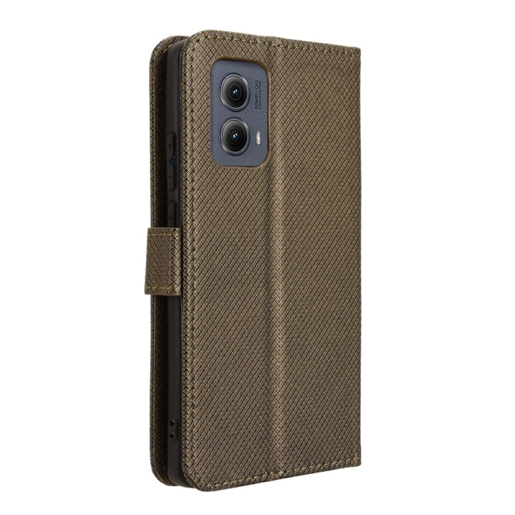For Motorola Edge 2024 5G Diamond Texture Leather Phone Case