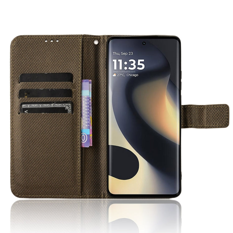 For Motorola Edge 2024 5G Diamond Texture Leather Phone Case