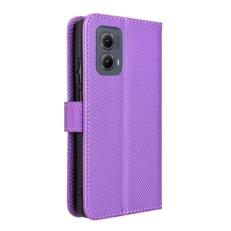 For Motorola Edge 2024 5G Diamond Texture Leather Phone Case