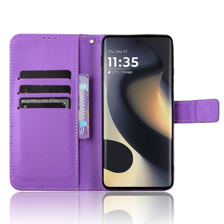 For Motorola Edge 2024 5G Diamond Texture Leather Phone Case