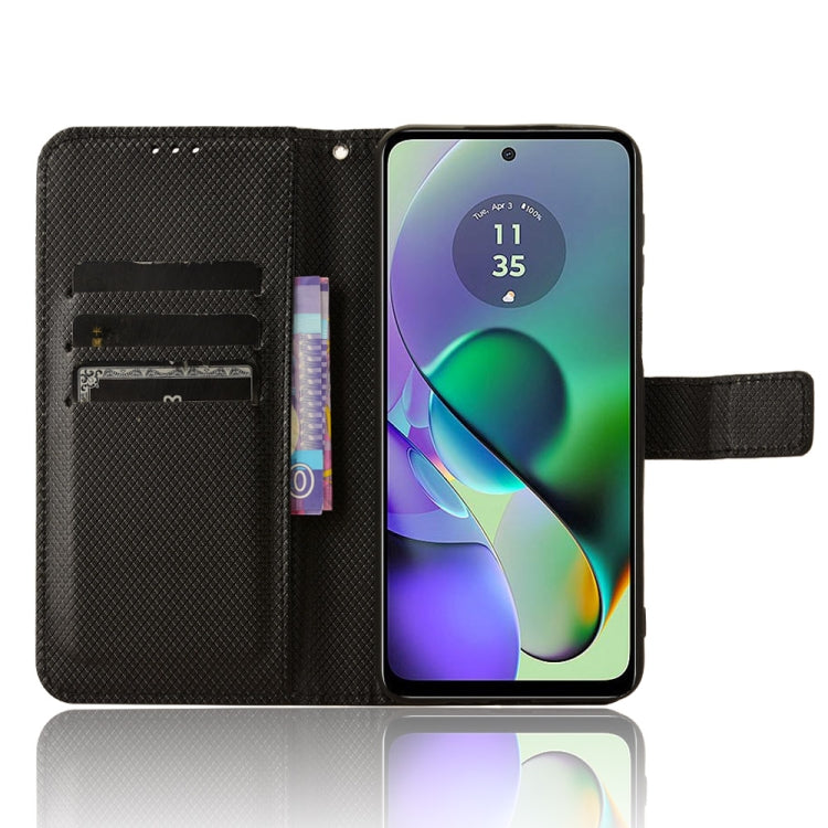For Motorola Moto G64 5G / G64y 5G Diamond Texture Leather Phone Case