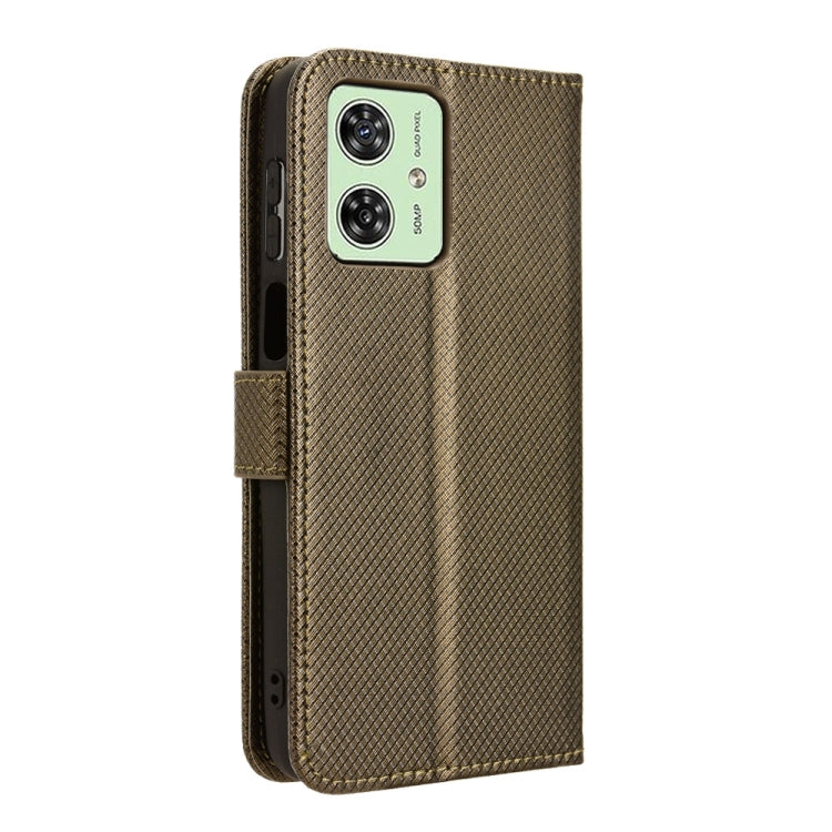 For Motorola Moto G64 5G / G64y 5G Diamond Texture Leather Phone Case
