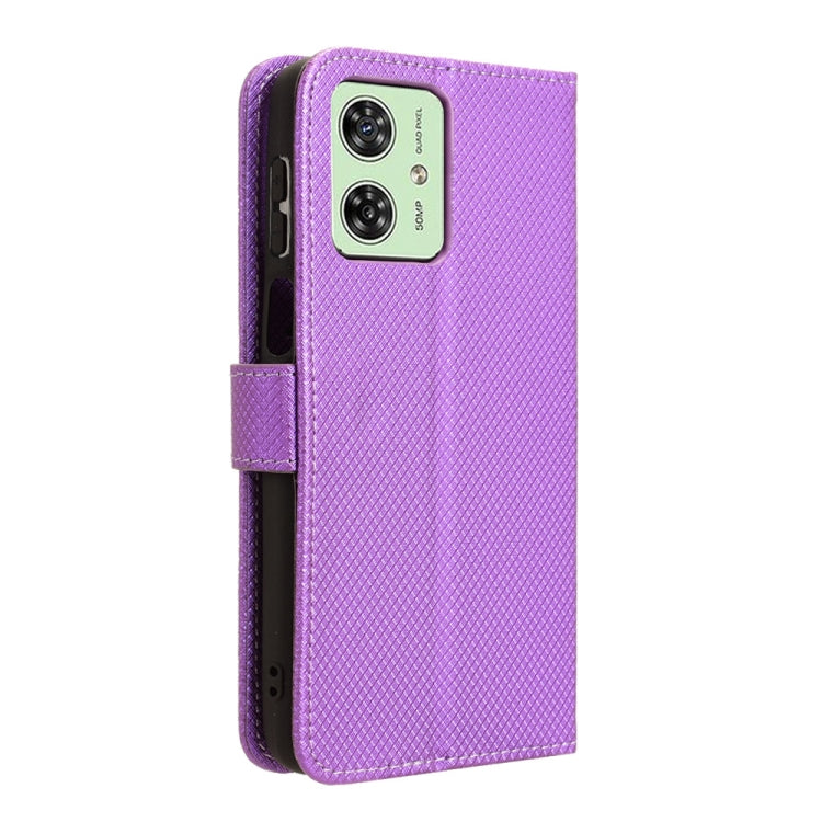 For Motorola Moto G64 5G / G64y 5G Diamond Texture Leather Phone Case