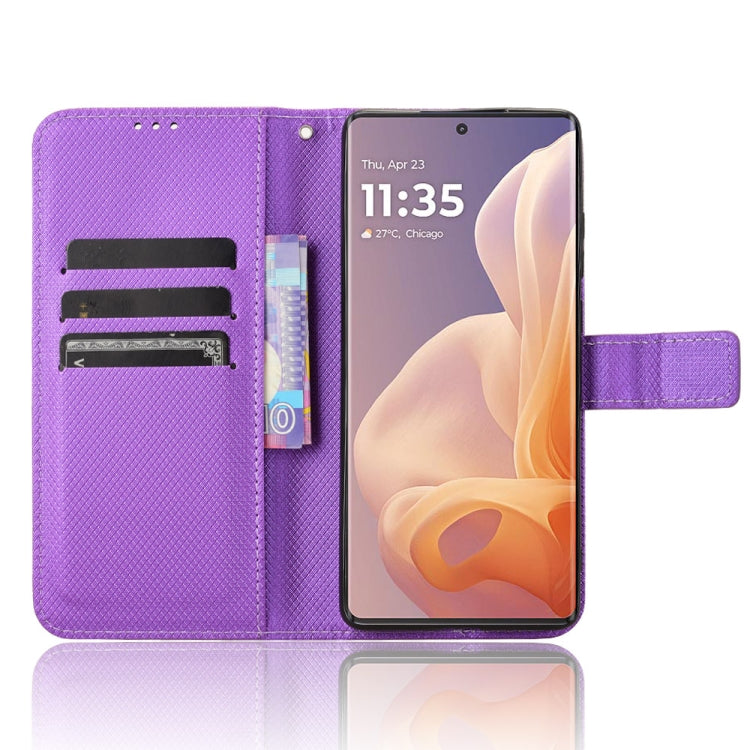 For Motorola Moto G85 5G / S50 Neo 5G Diamond Texture Leather Phone Case