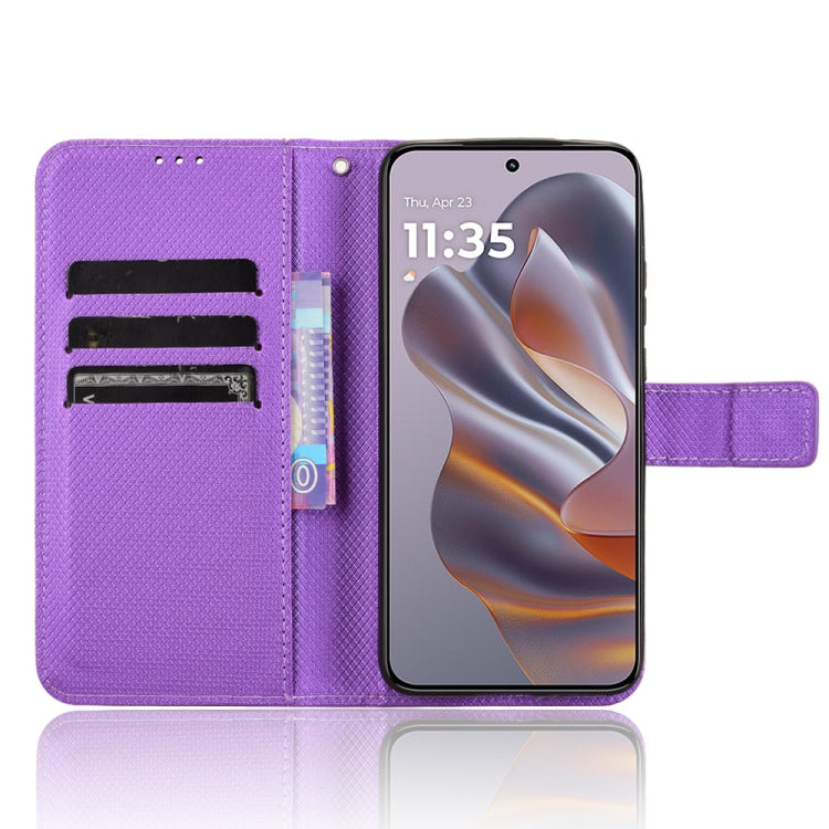 For Motorola Moto S50 5G / Edge 50 Neo Diamond Texture Leather Phone Case