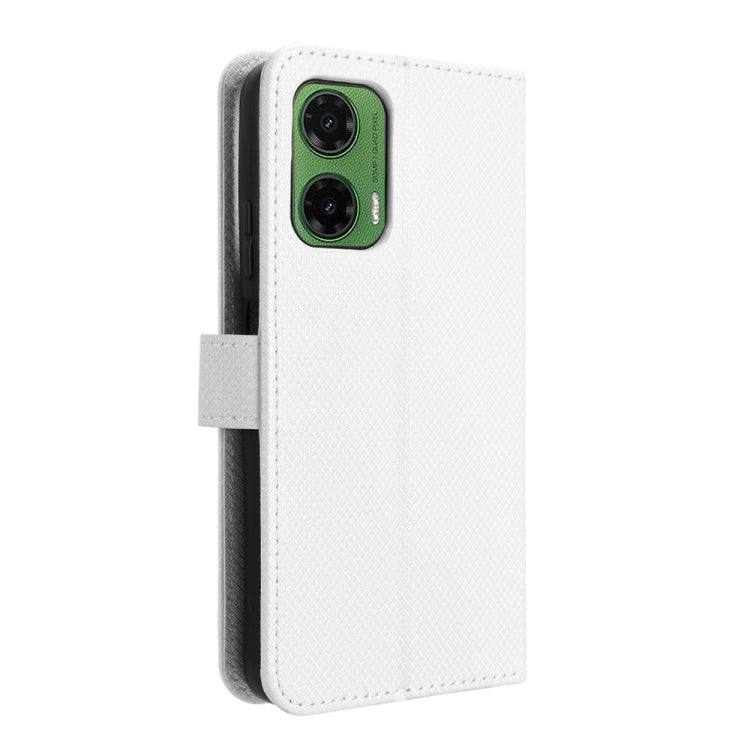 For Motorola Moto G35 5G Diamond Texture Leather Phone Case