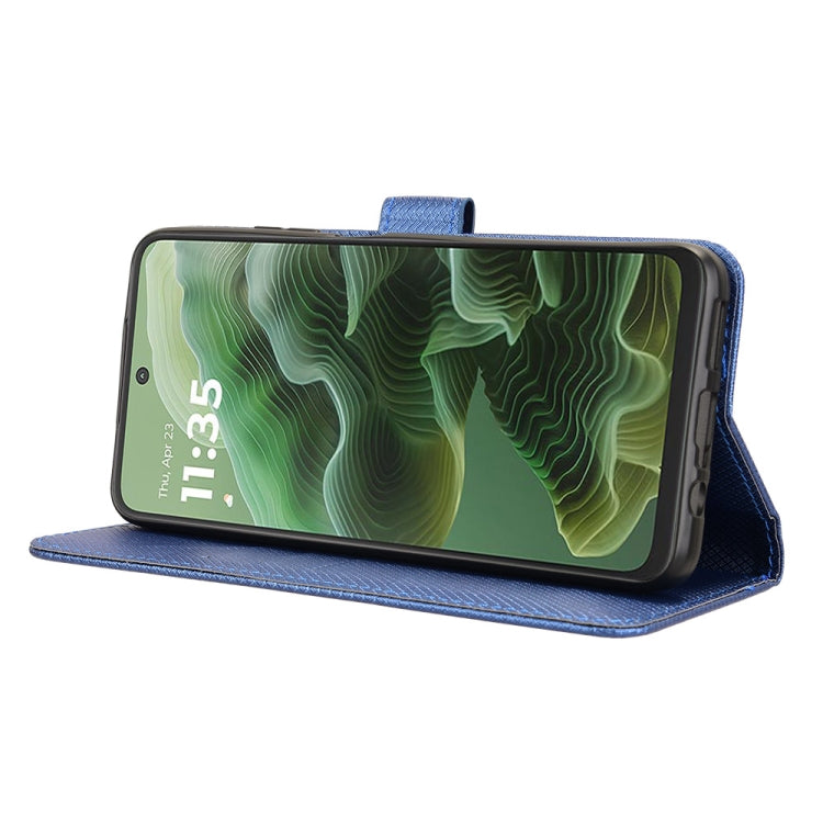 For Motorola Moto G35 5G Diamond Texture Leather Phone Case