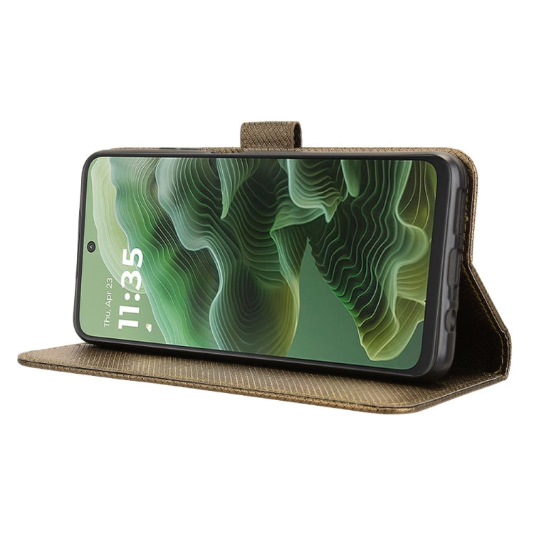 For Motorola Moto G35 5G Diamond Texture Leather Phone Case