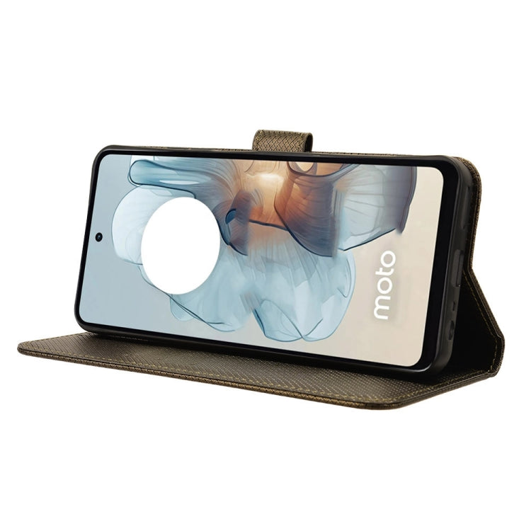 For Motorola Moto G45 5G Diamond Texture Leather Phone Case