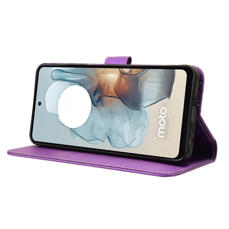 For Motorola Moto G45 5G Diamond Texture Leather Phone Case