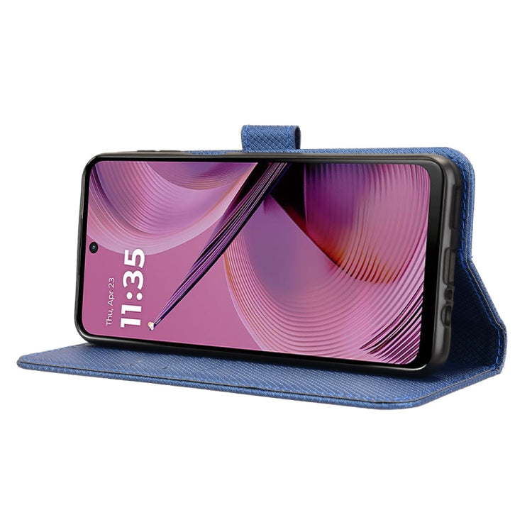 For Motorola Moto G55 5G Diamond Texture Leather Phone Case