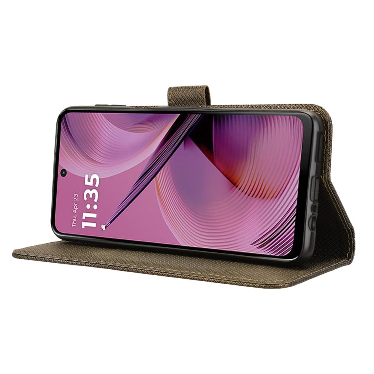 For Motorola Moto G55 5G Diamond Texture Leather Phone Case