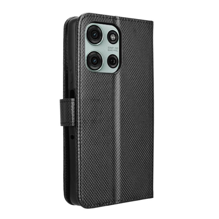 For Motorola Moto G75 5G Diamond Texture Leather Phone Case