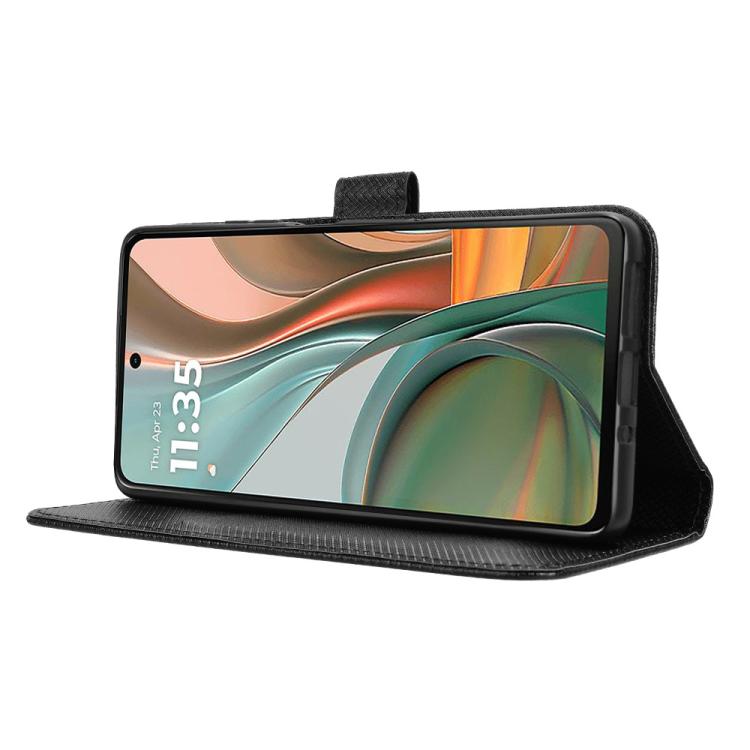 For Motorola Moto G75 5G Diamond Texture Leather Phone Case
