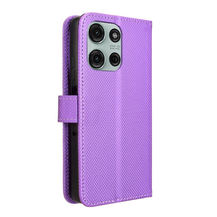 For Motorola Moto G75 5G Diamond Texture Leather Phone Case