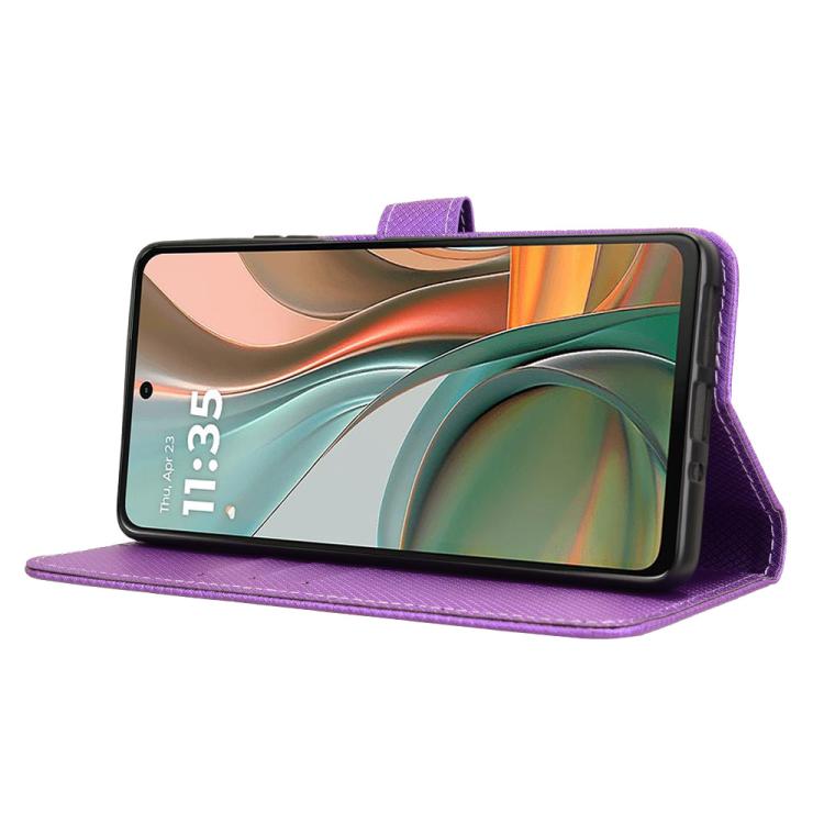 For Motorola Moto G75 5G Diamond Texture Leather Phone Case