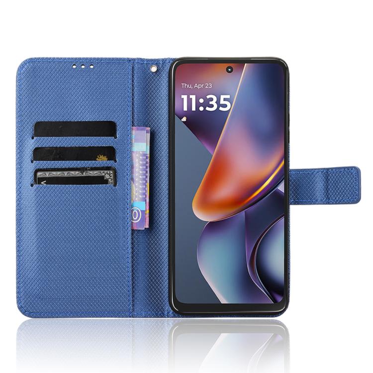 For Motorola Moto G 5G 2025 Diamond Texture Leather Phone Case