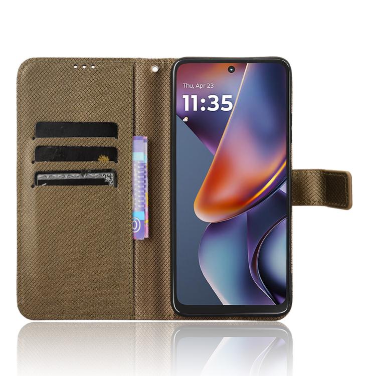 For Motorola Moto G Play 2025 Diamond Texture Leather Phone Case