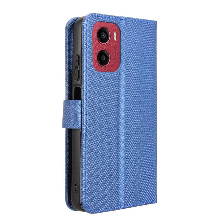 For Motorola Moto G05 4G / E15 4G Diamond Texture Leather Phone Case