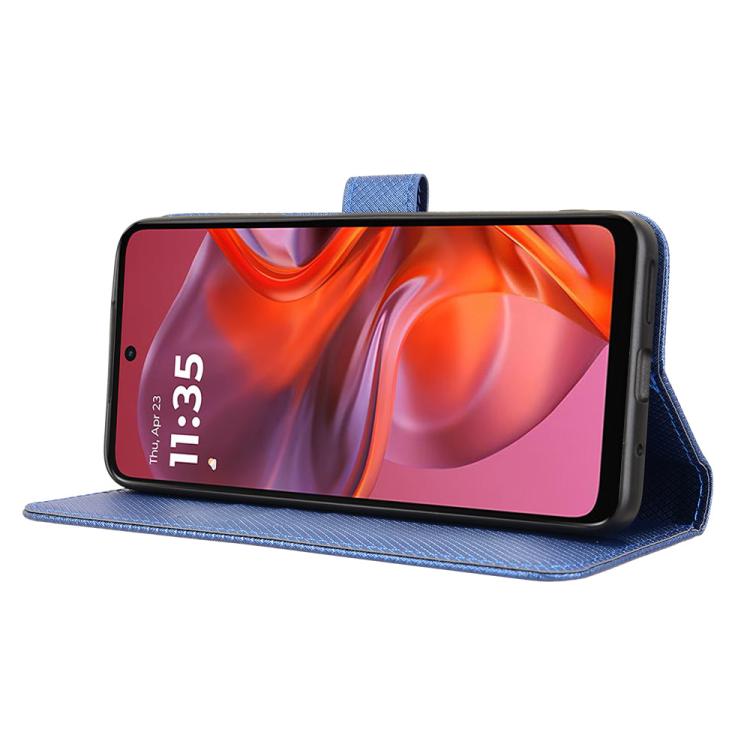For Motorola Moto G05 4G / E15 4G Diamond Texture Leather Phone Case