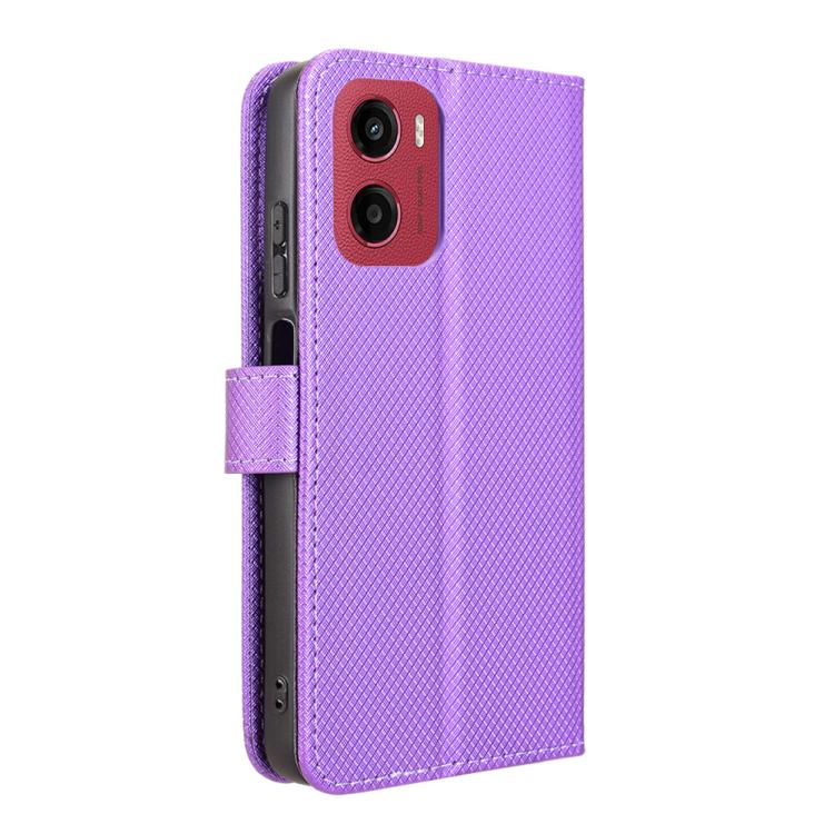 For Motorola Moto G05 4G / E15 4G Diamond Texture Leather Phone Case