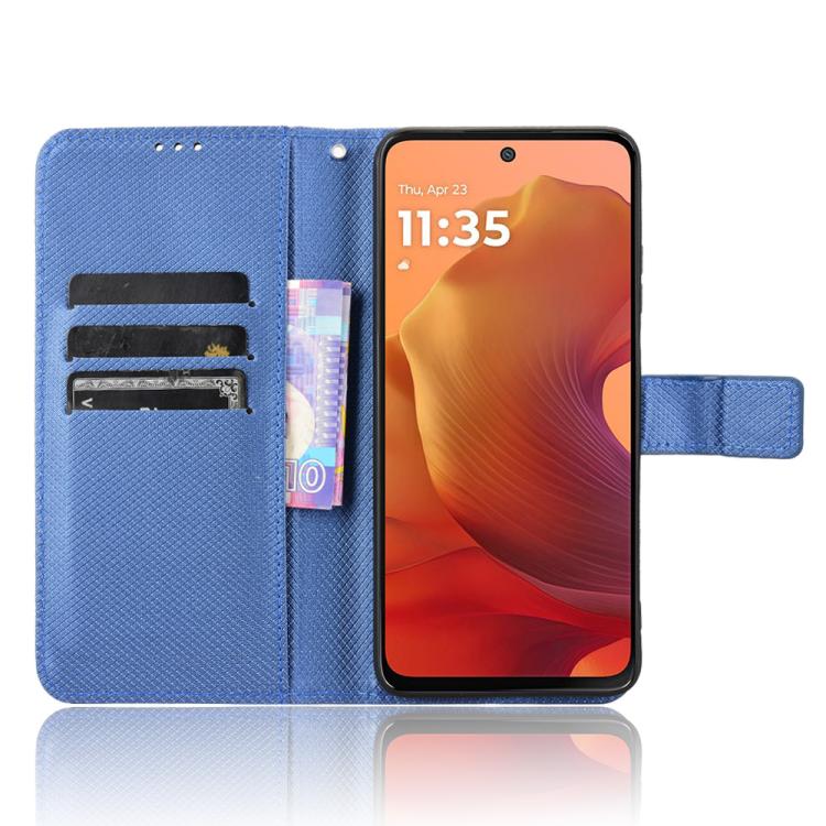 For Motorola Moto G15 4G / G15 Power 4G Diamond Texture Leather Phone Case