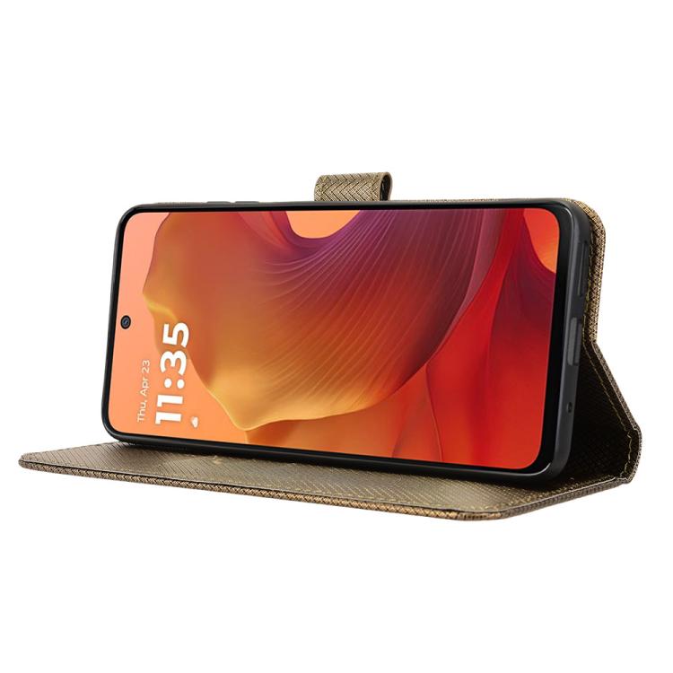 For Motorola Moto G15 4G / G15 Power 4G Diamond Texture Leather Phone Case
