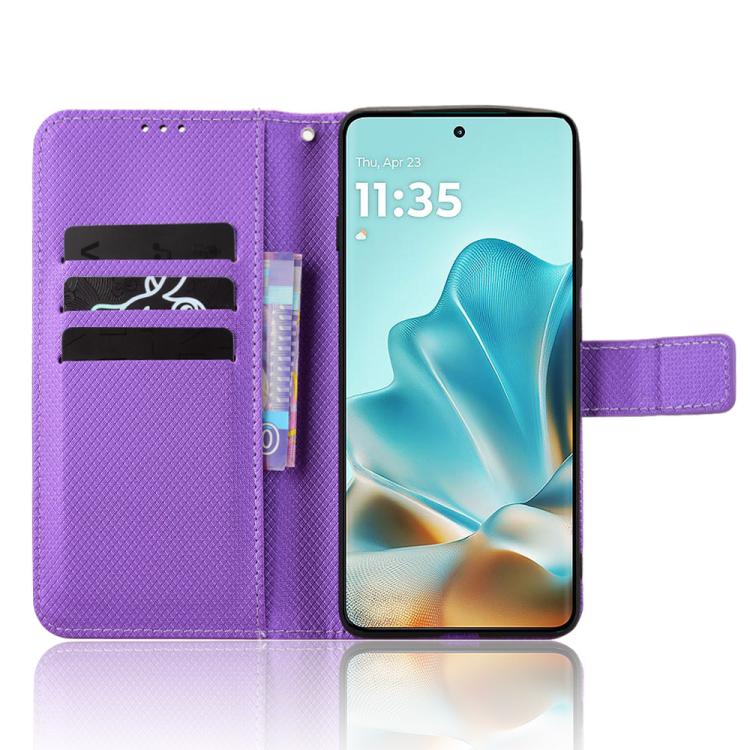 For Motorola Edge 60 Fusion Diamond Texture Leather Phone Case