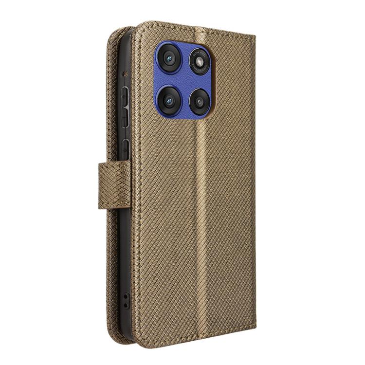 For Motorola Moto G Stylus 5G 2025 Diamond Texture Leather Phone Case
