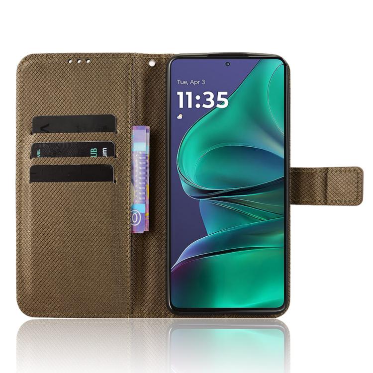 For Motorola Moto G Stylus 5G 2025 Diamond Texture Leather Phone Case