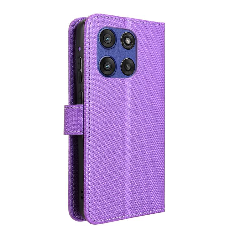 For Motorola Moto G Stylus 5G 2025 Diamond Texture Leather Phone Case