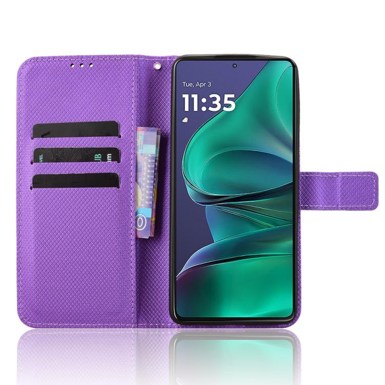 For Motorola Moto G Stylus 5G 2025 Diamond Texture Leather Phone Case