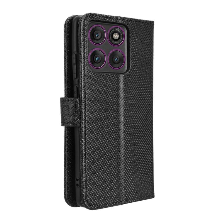 For Motorola Edge 60 Pro / 60s Pro 5G Diamond Texture Leather Phone Case