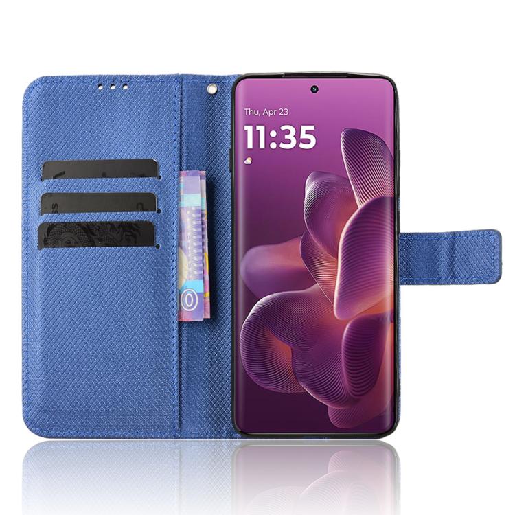 For Motorola Edge 60 Pro / 60s Pro 5G Diamond Texture Leather Phone Case