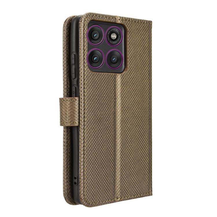 For Motorola Edge 60 Pro / 60s Pro 5G Diamond Texture Leather Phone Case