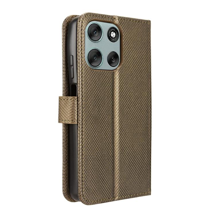 For Motorola Moto G56 / G66j / G66y 5G Diamond Texture Leather Phone Case