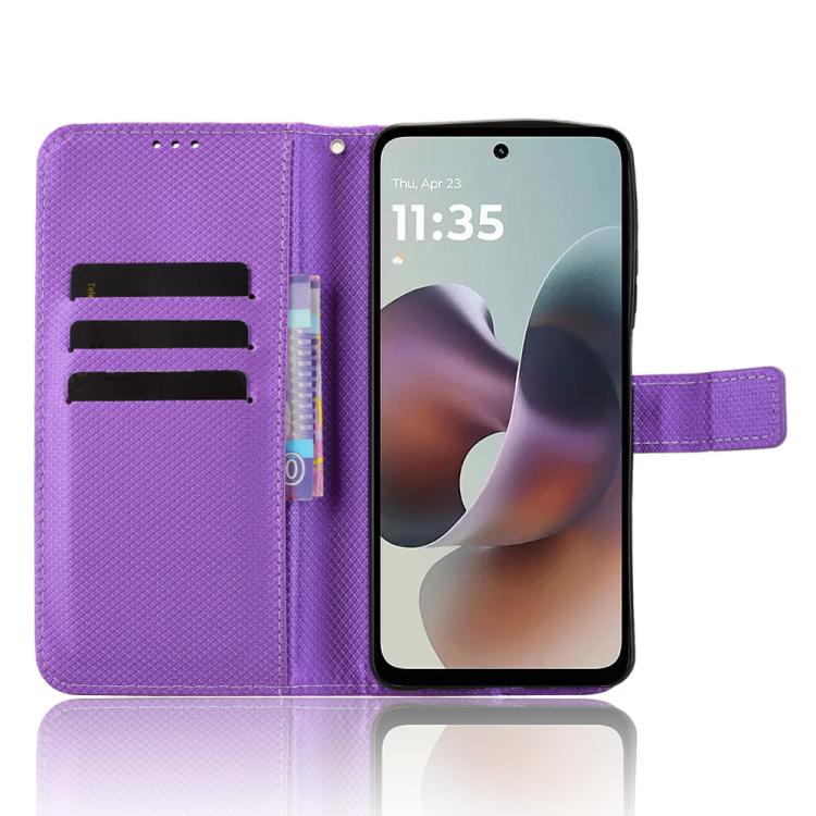 For Motorola Moto G56 / G66j / G66y 5G Diamond Texture Leather Phone Case