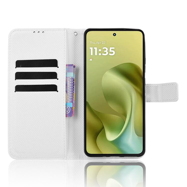 For Motorola Moto G86 5G Diamond Texture Leather Phone Case
