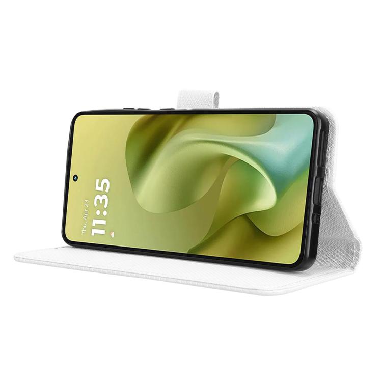 For Motorola Moto G86 5G Diamond Texture Leather Phone Case
