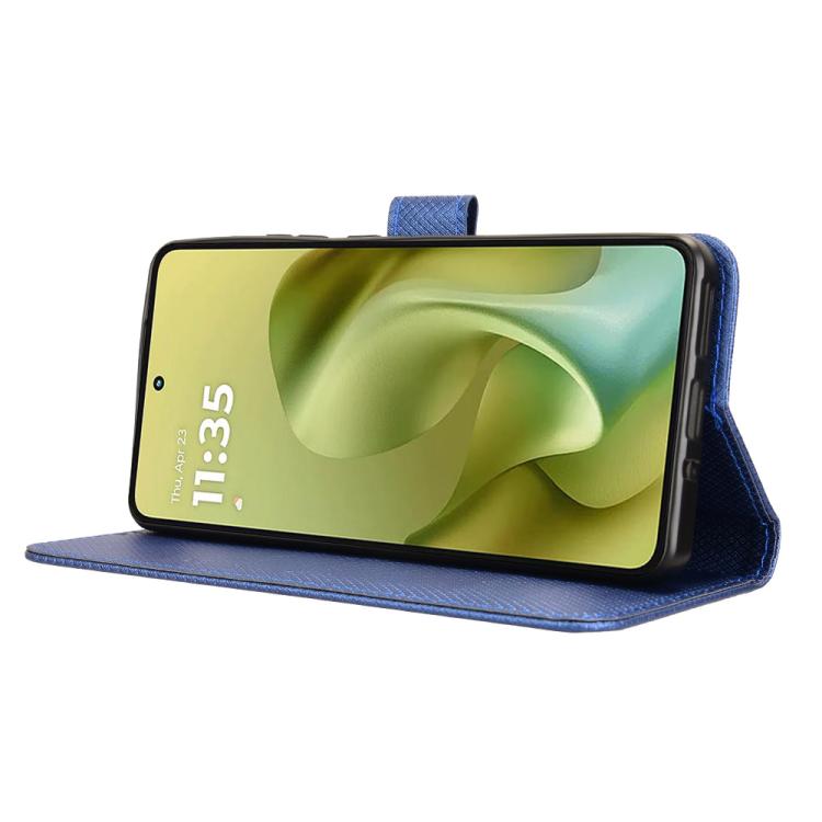 For Motorola Moto G86 5G Diamond Texture Leather Phone Case